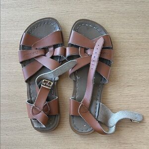 Women’s brown saltwater sandals